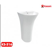 CHẬU LAVABO CHÂN ĐỨNG LIỀN KHỐI KASSANI 316 CHẬU LAVABO CHÂN ĐỨNG LIỀN KHỐI KASSANI 316